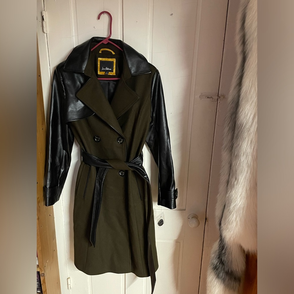 Sam Edelman Mixed Media Trench Coat